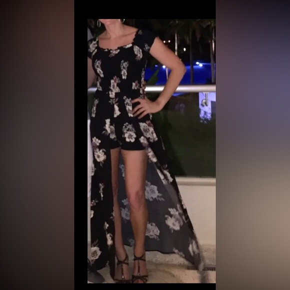 Maxi Romper. Super cute.  Love on a Hanger maxi romper. - Picture 6 of 6